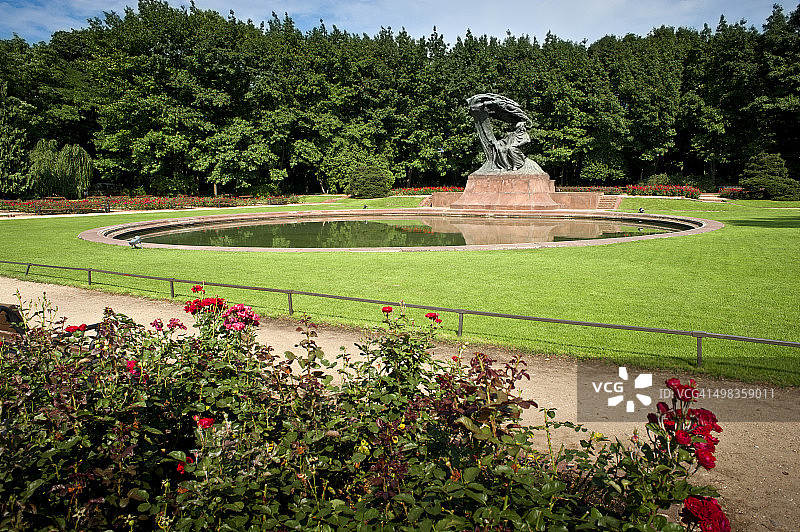 弗雷德里克·肖邦纪念碑图片素材