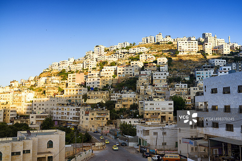 巴勒斯坦纳布卢斯市的房屋图片素材