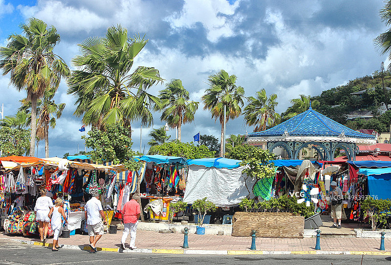 圣马丁市场图片素材