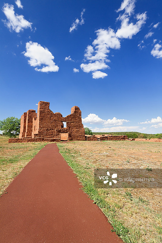 夸拉伊遗址，萨利纳斯普韦布洛教会国家纪念碑，新墨西哥州图片素材