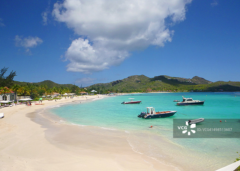 圣巴泰勒米岛圣约翰海滩图片素材