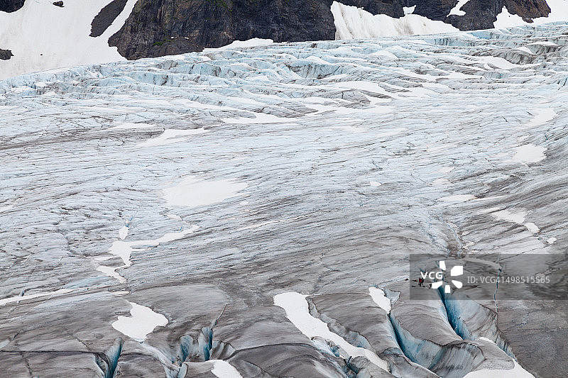 阿拉斯加苏厄德基奈峡湾出口冰川图片素材