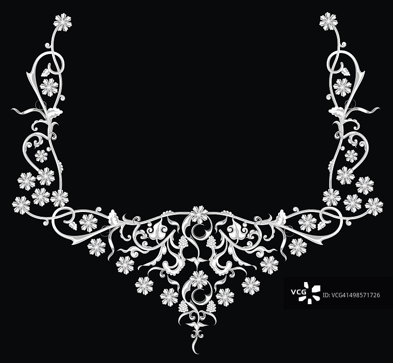 衣领设计矢量图图片素材