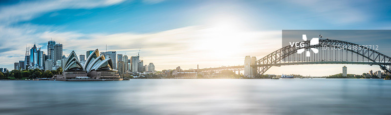 悉尼天际线全景 51 MP图片素材