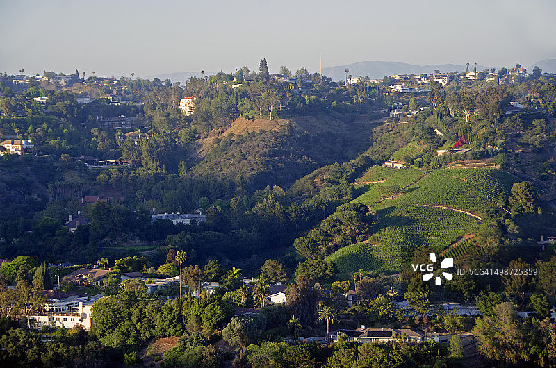 贝莱尔山及住宅图片素材