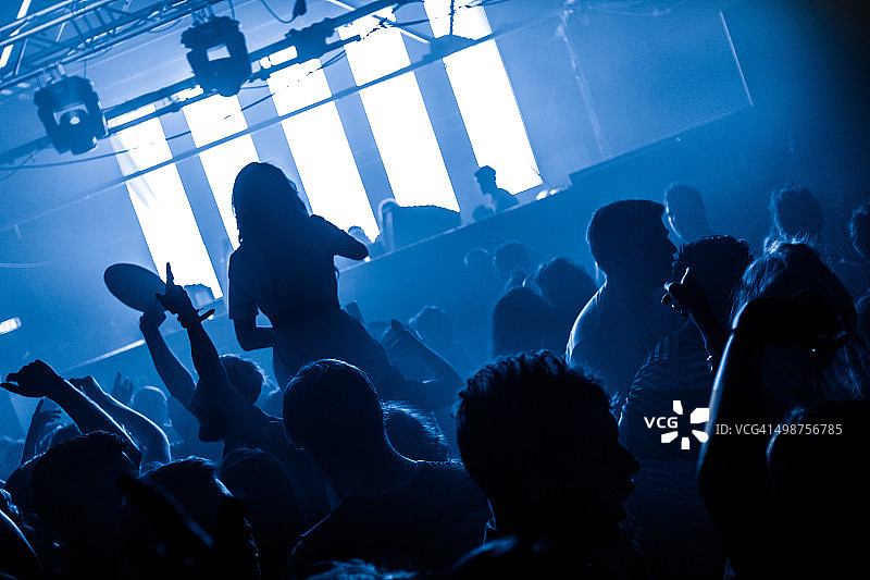 繁忙的夜总会场景图片素材