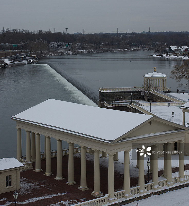 冬季的费城水厂图片素材