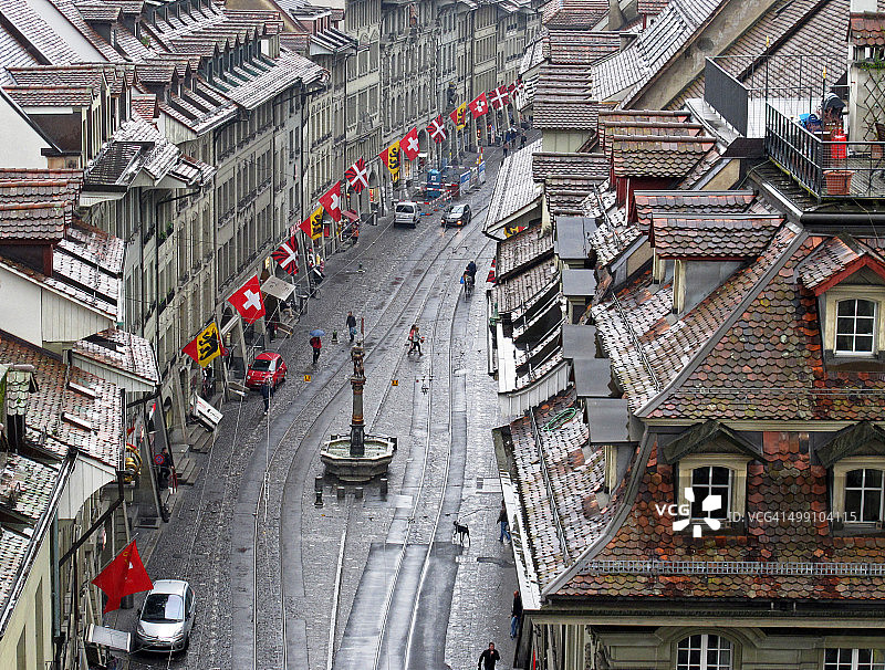 伯尔尼Spitalgasse街图片素材