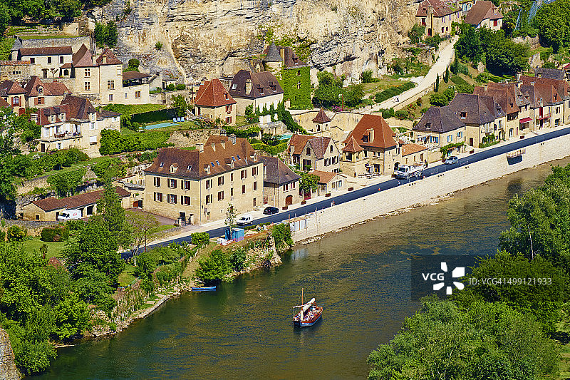 法国多尔多涅省佩里戈尔：拉罗克-加雅克图片素材