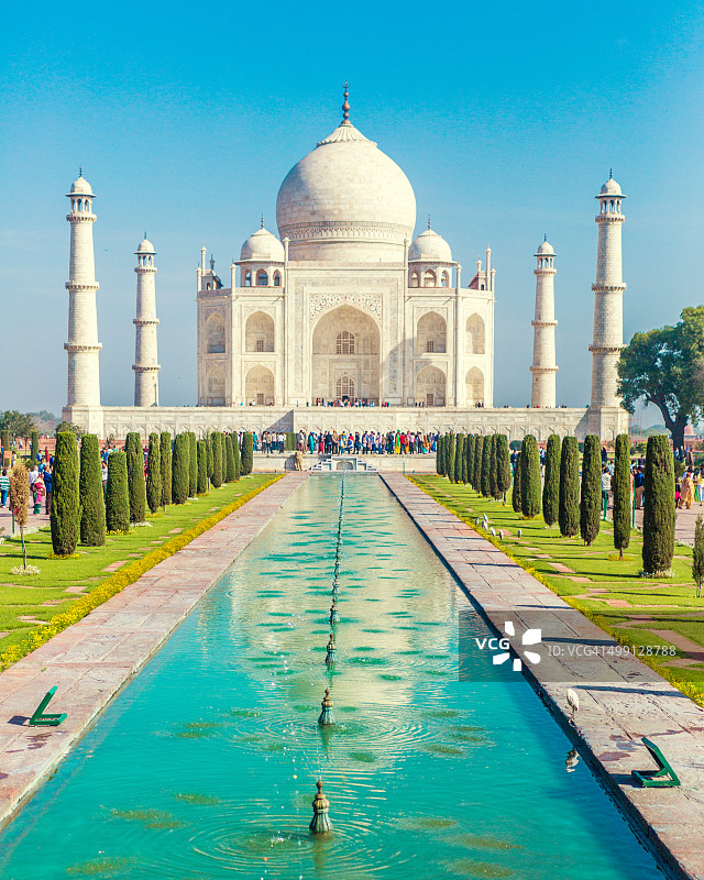 泰姬陵，阿格拉，印度图片素材
