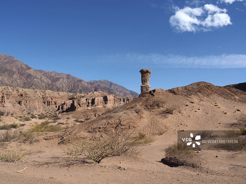 阿根廷北部奇特的岩层图片素材