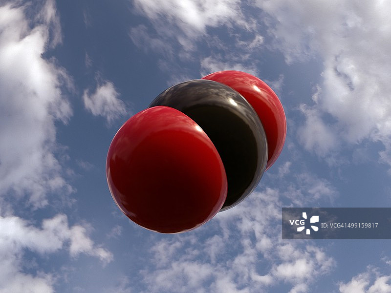 二氧化碳分子艺术图图片素材