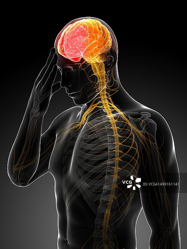 头痛，艺术作品图片素材