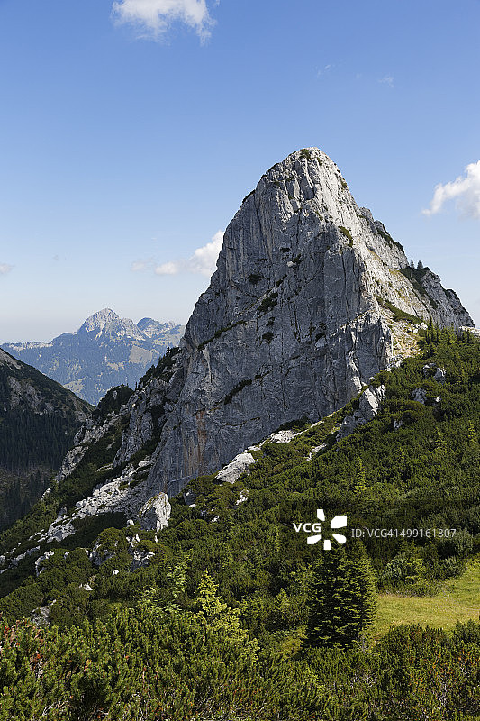 德国巴伐利亚芒法尔山脉拜里施策尔附近的鲁琴科夫图片素材