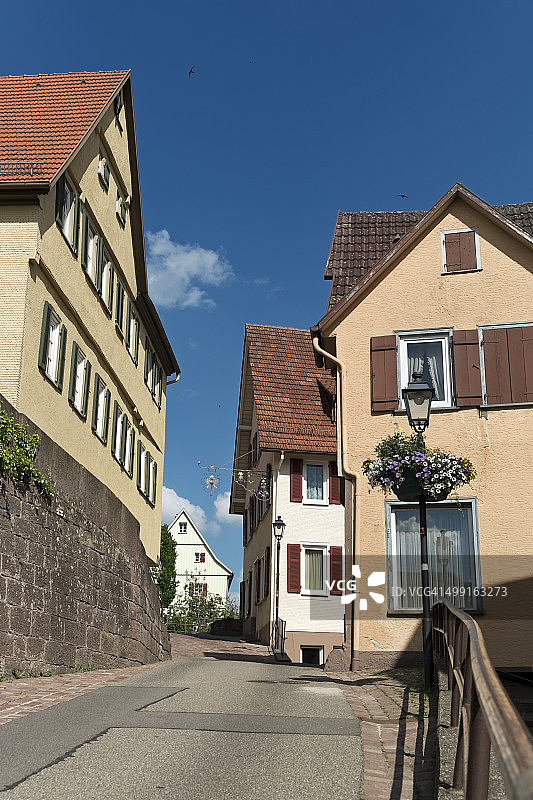 德国巴登-符腾堡州阿尔滕斯泰ig历史古镇图片素材