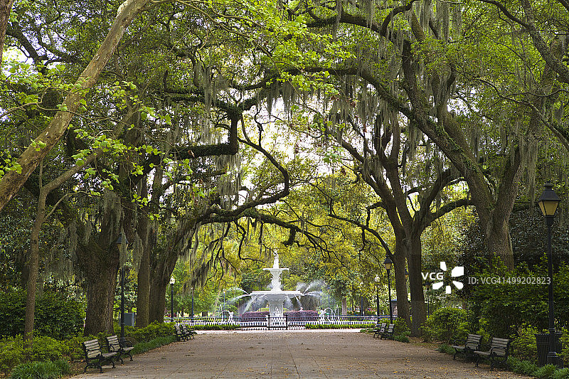 历史名城萨凡纳 GA图片素材