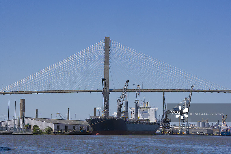 佐治亚州萨凡纳港图片素材