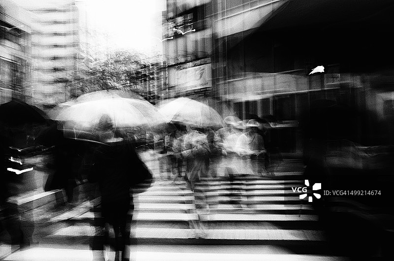 东京雨景图片素材
