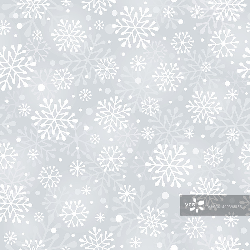 雪花无缝模式图片素材