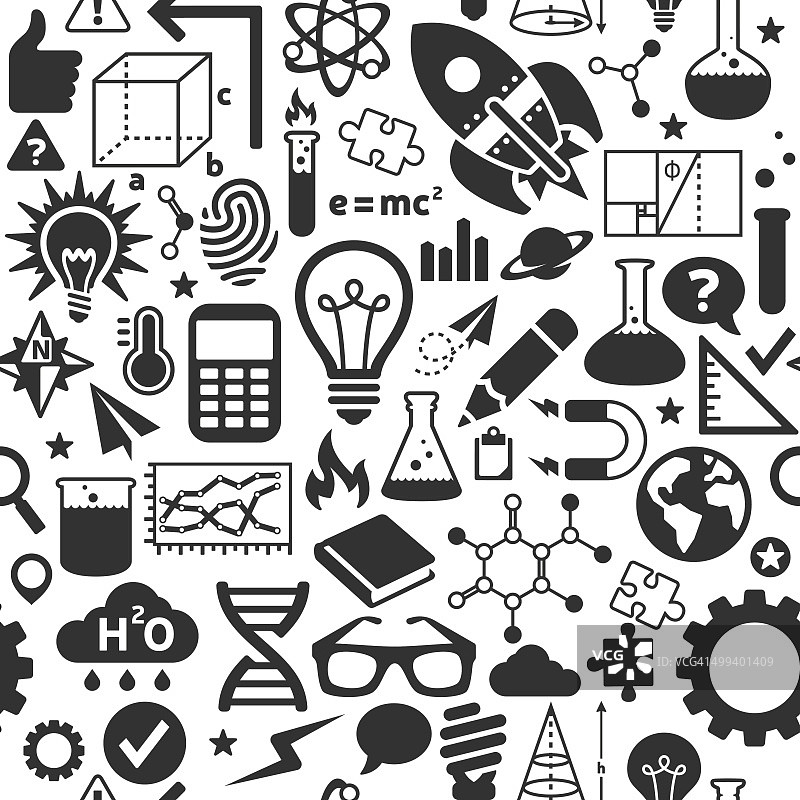 无缝科学背景图片素材
