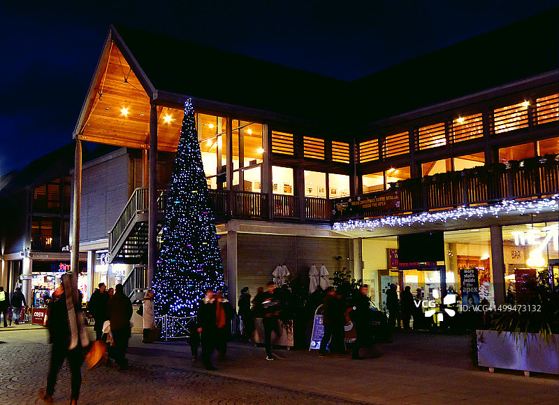 圣诞市场图片素材