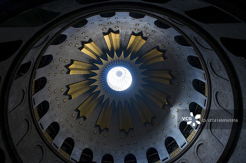 圣墓教堂的天花板图片素材