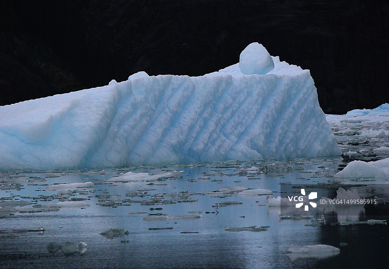 勒 Conte 冰川图片素材