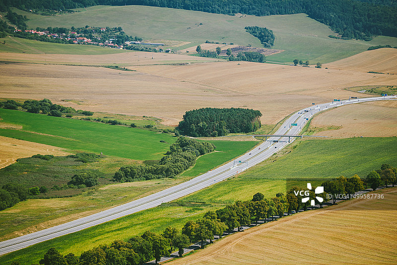 斯洛伐克景观航拍图像图片素材