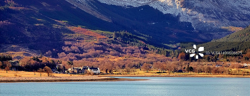 苏格兰高地格伦科图片素材