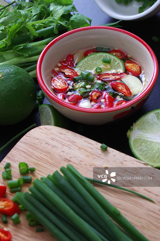 鱼露红辣椒切片图片素材