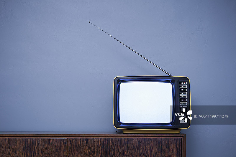 20世纪70年代便携式电视图片素材