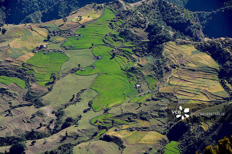 埃塞俄比亚锡门山脉风光图片素材