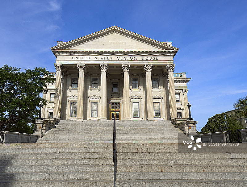 查尔斯顿美国海关大楼图片素材