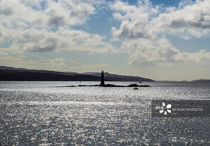 杜伦的甘托克岩石和灯塔图片素材
