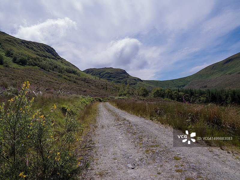 达诺的格伦金小径图片素材