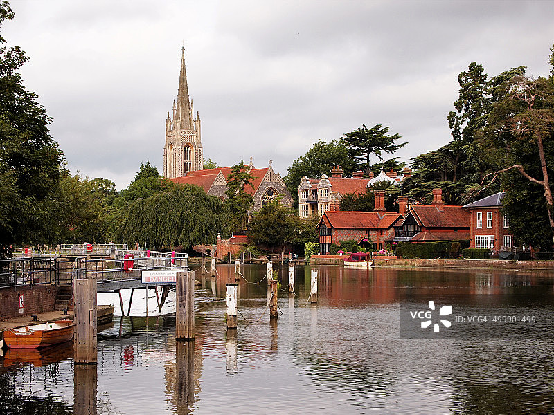 马洛的泰晤士河图片素材