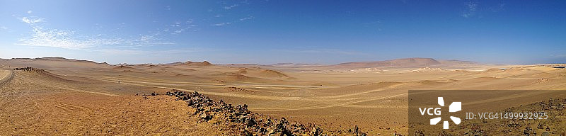 帕拉卡斯半岛沙漠全景图片素材