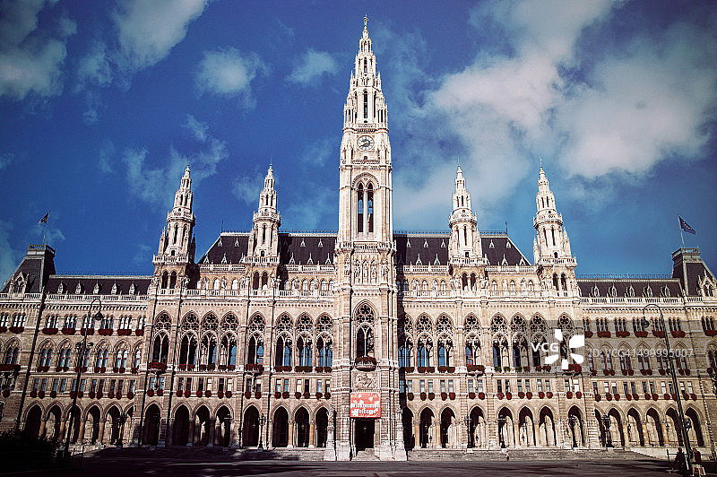 维也纳哥特式建筑图片素材