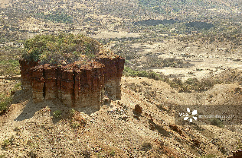 被誉为“人类摇篮”的奥杜威峡谷图片素材