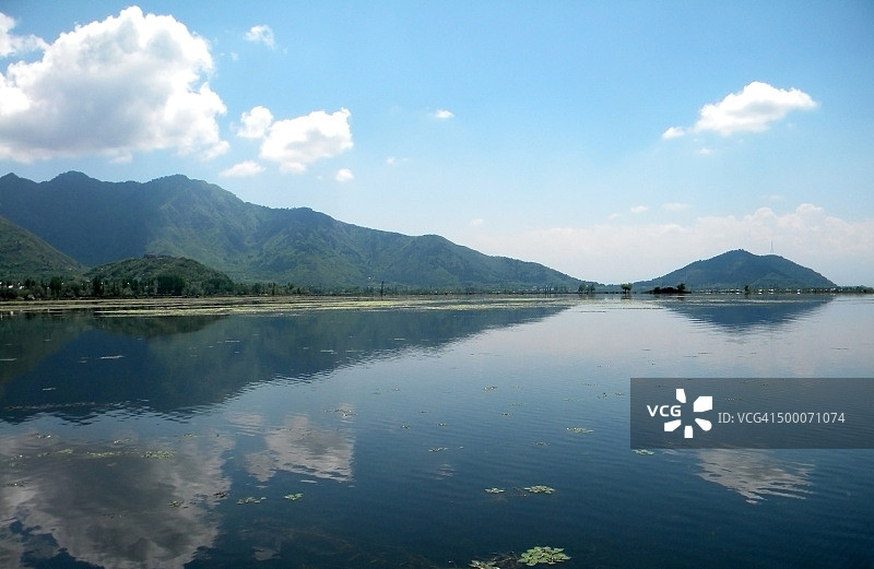 斯里那加达尔湖，印度图片素材