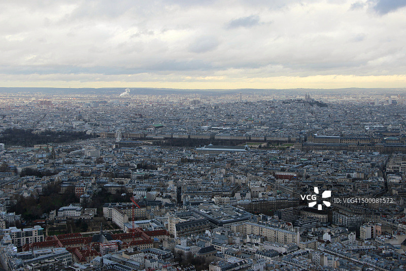 巴黎天际线图片素材