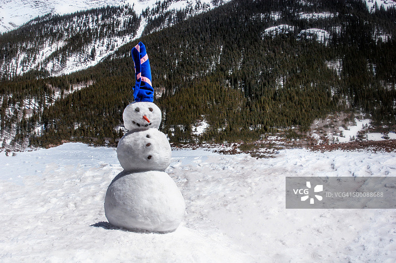 科罗拉多州的雪人图片素材