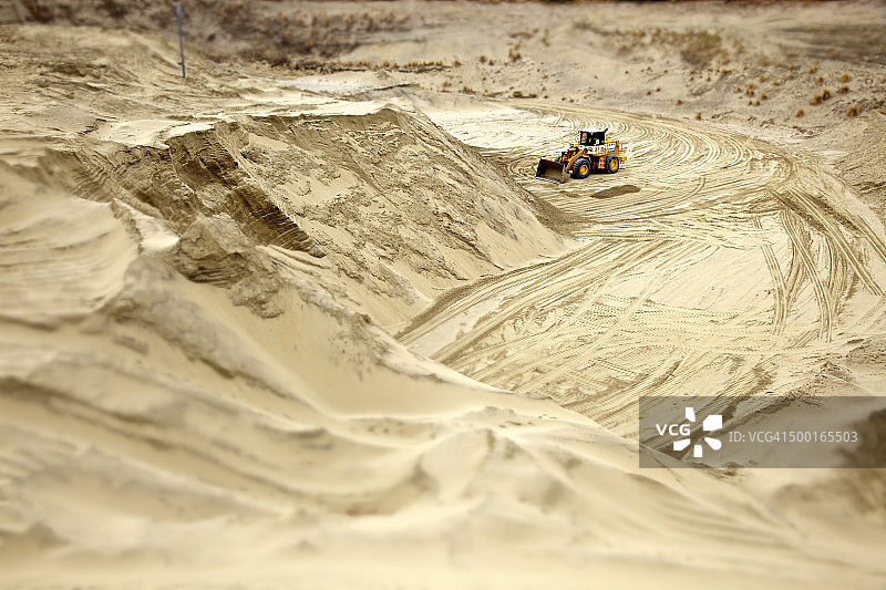 挖掘机和建筑工地图片素材