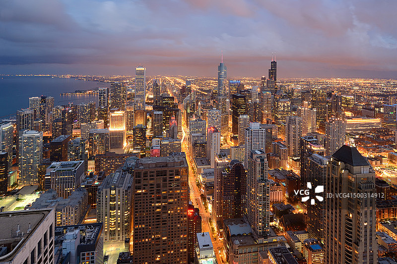 芝加哥环线图片素材