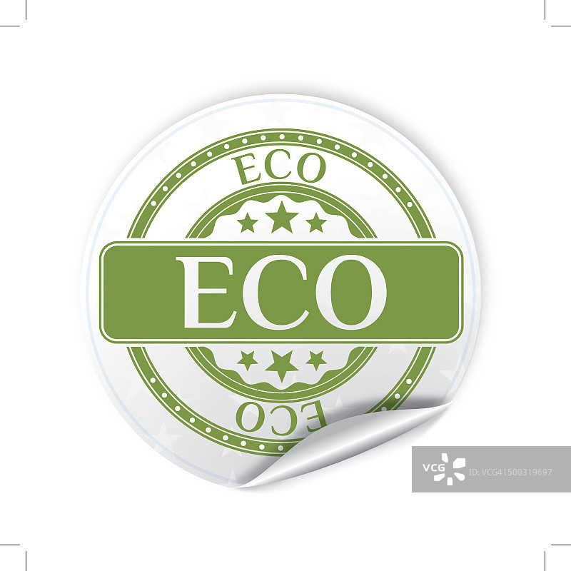 生态贴纸图片素材