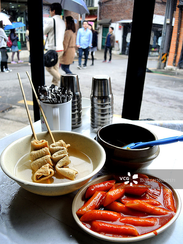 韩国常见小吃图片素材