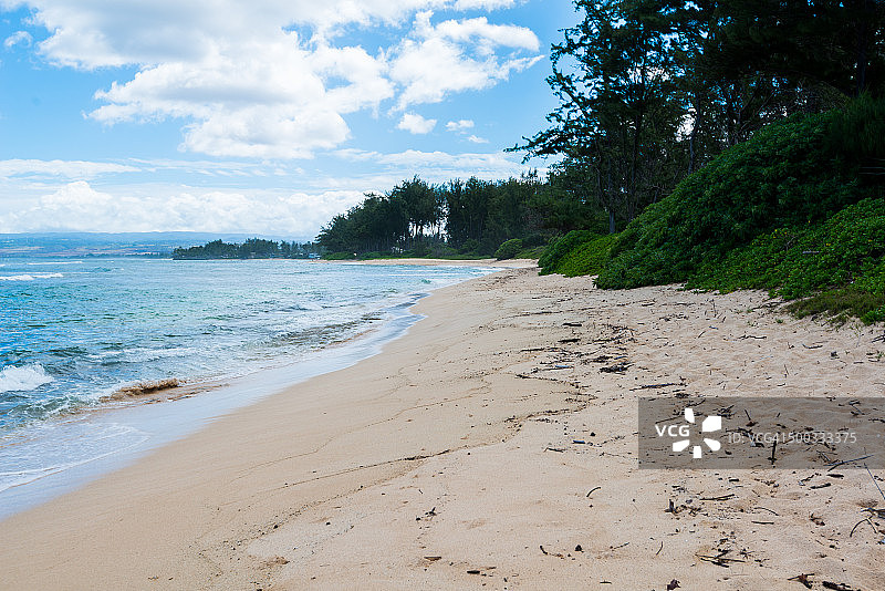 莫库雷亚海滩公园，瓦胡岛图片素材