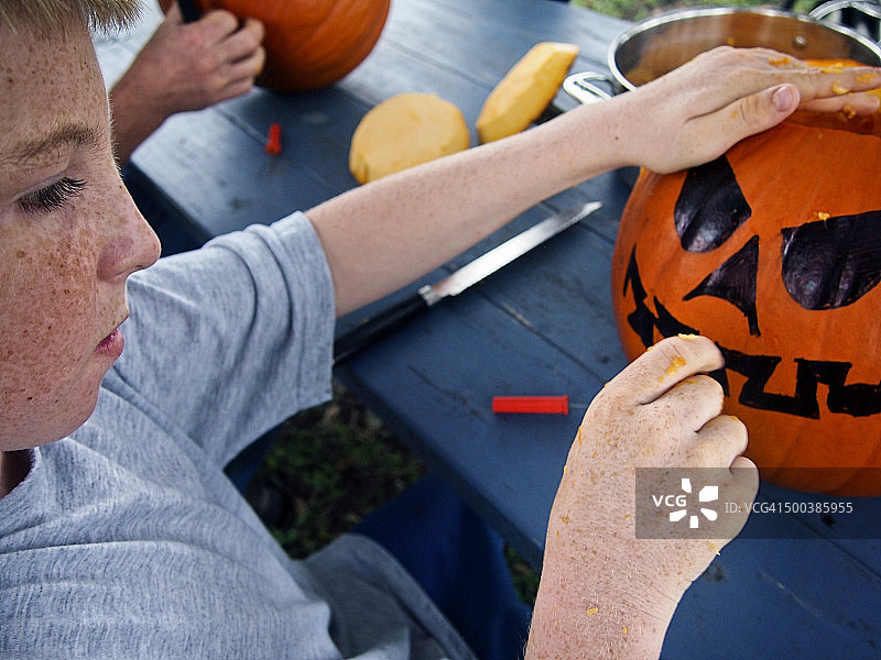 雕刻南瓜图片素材