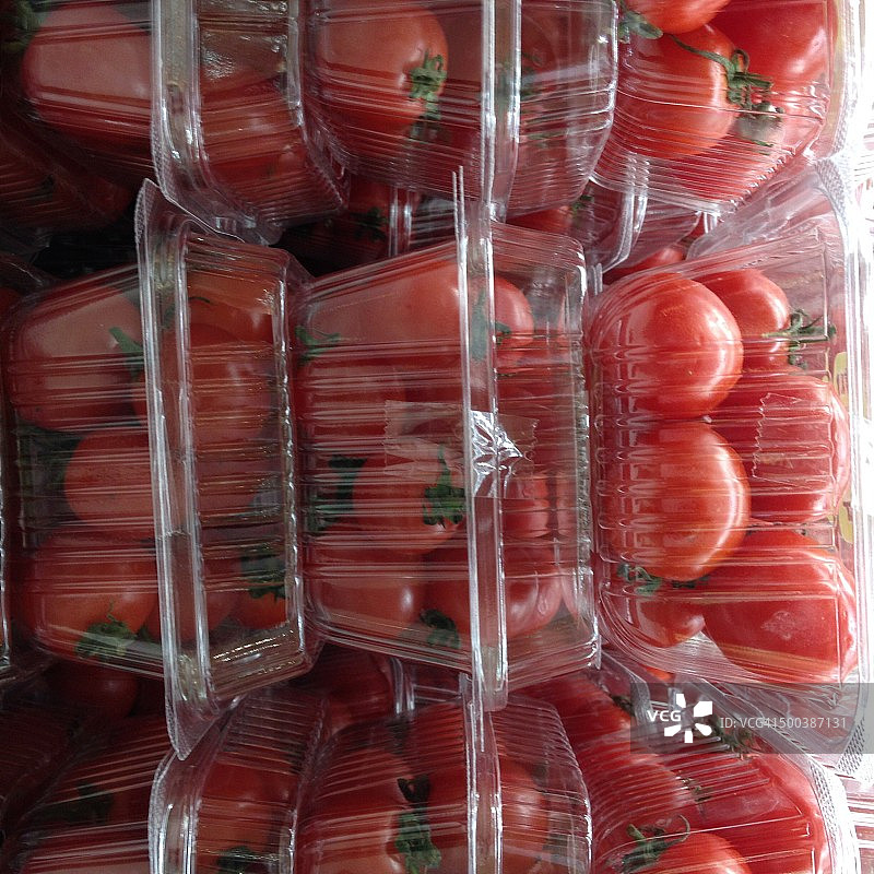 包装盒里的番茄图片素材