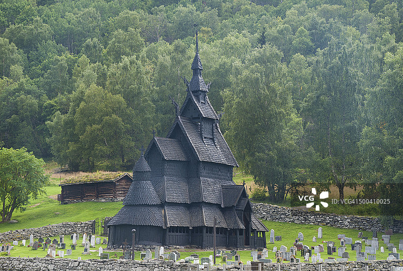 木制教堂图片素材